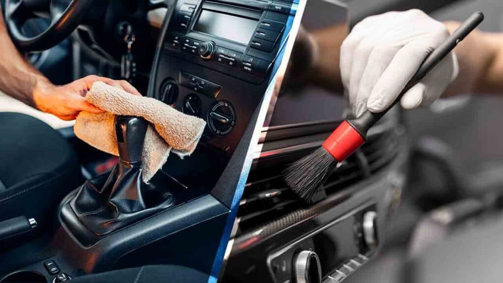 INTERIORES DE AUTO después de limpiar
